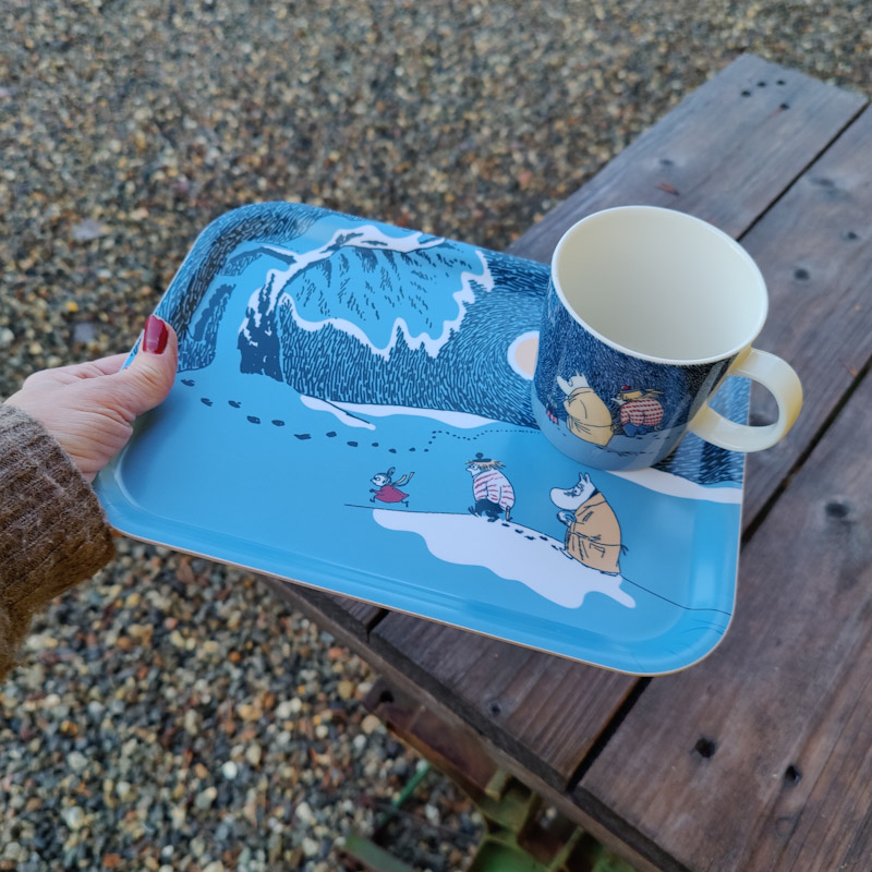  Månsken i Snön bricka med Muminmotiv från Opto Design