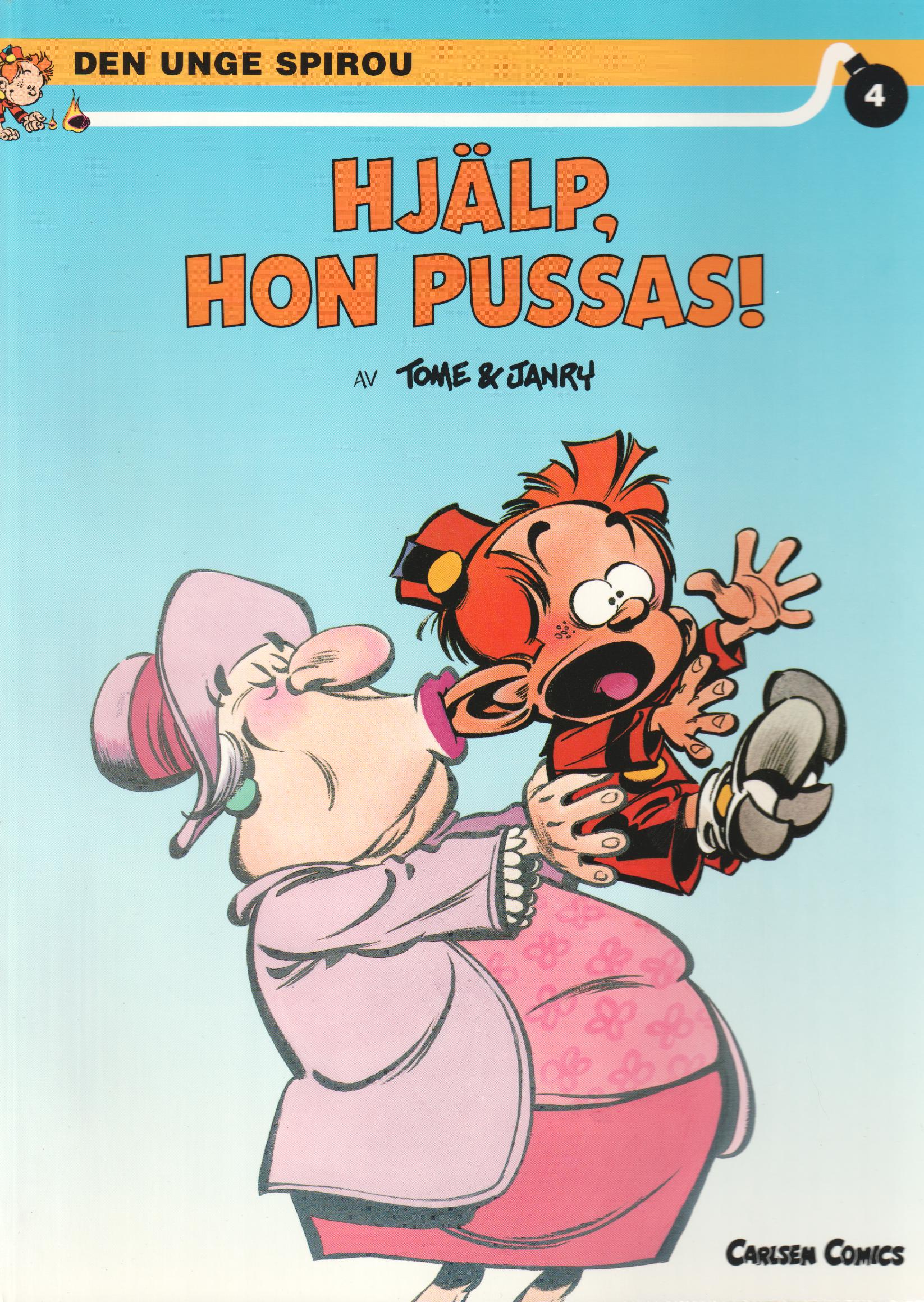 Den unge Spirou 4 Hjälp hon pussas, 1:a upplaga