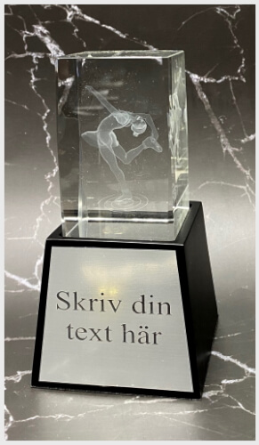 Konståkning 3D-glas - 2