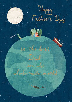 Night and Day Greeting Card single