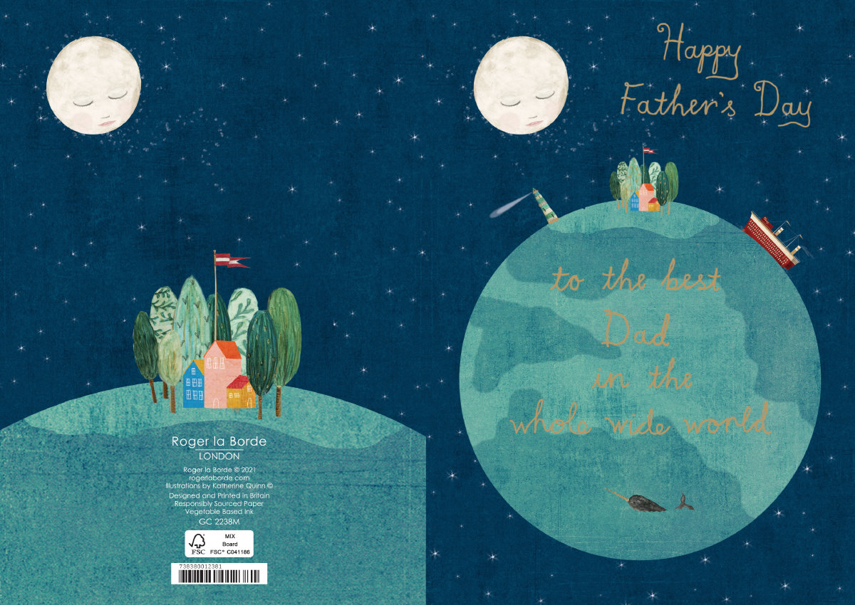 Night and Day Greeting Card single - 3