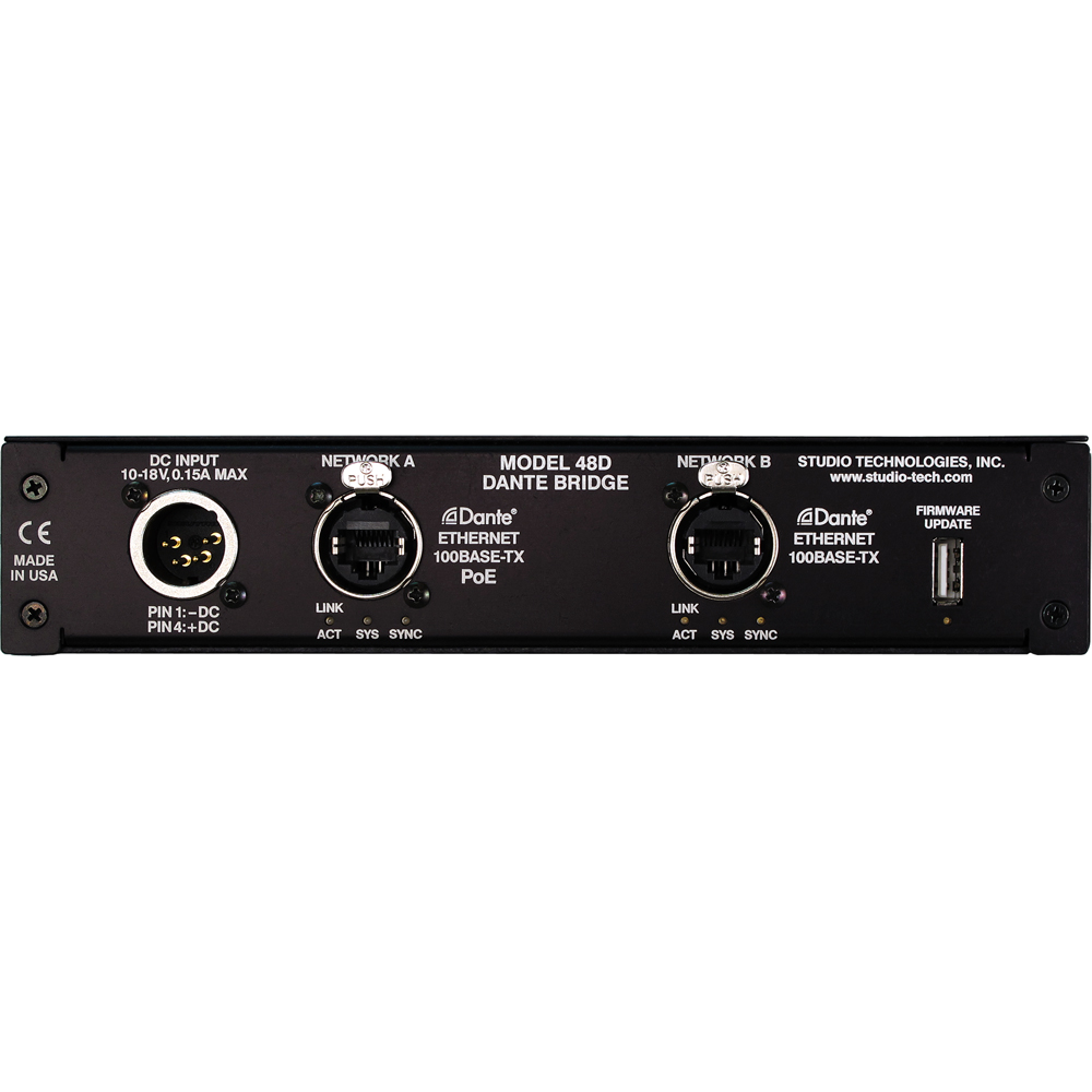 Studio Technologies - M48D 4ch Dante Bridge - 2