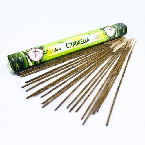 Tulasi Citronella Rökelse - Hexagon paket