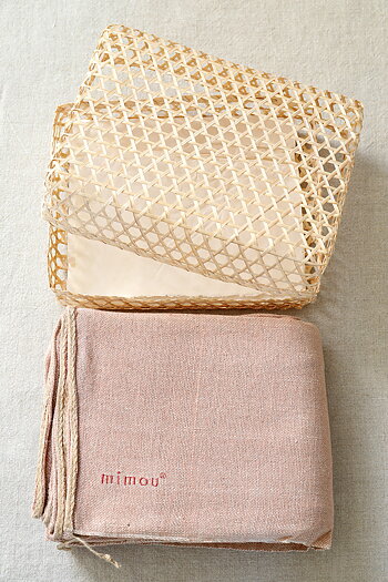 Överkast Handvävt Bliss pink