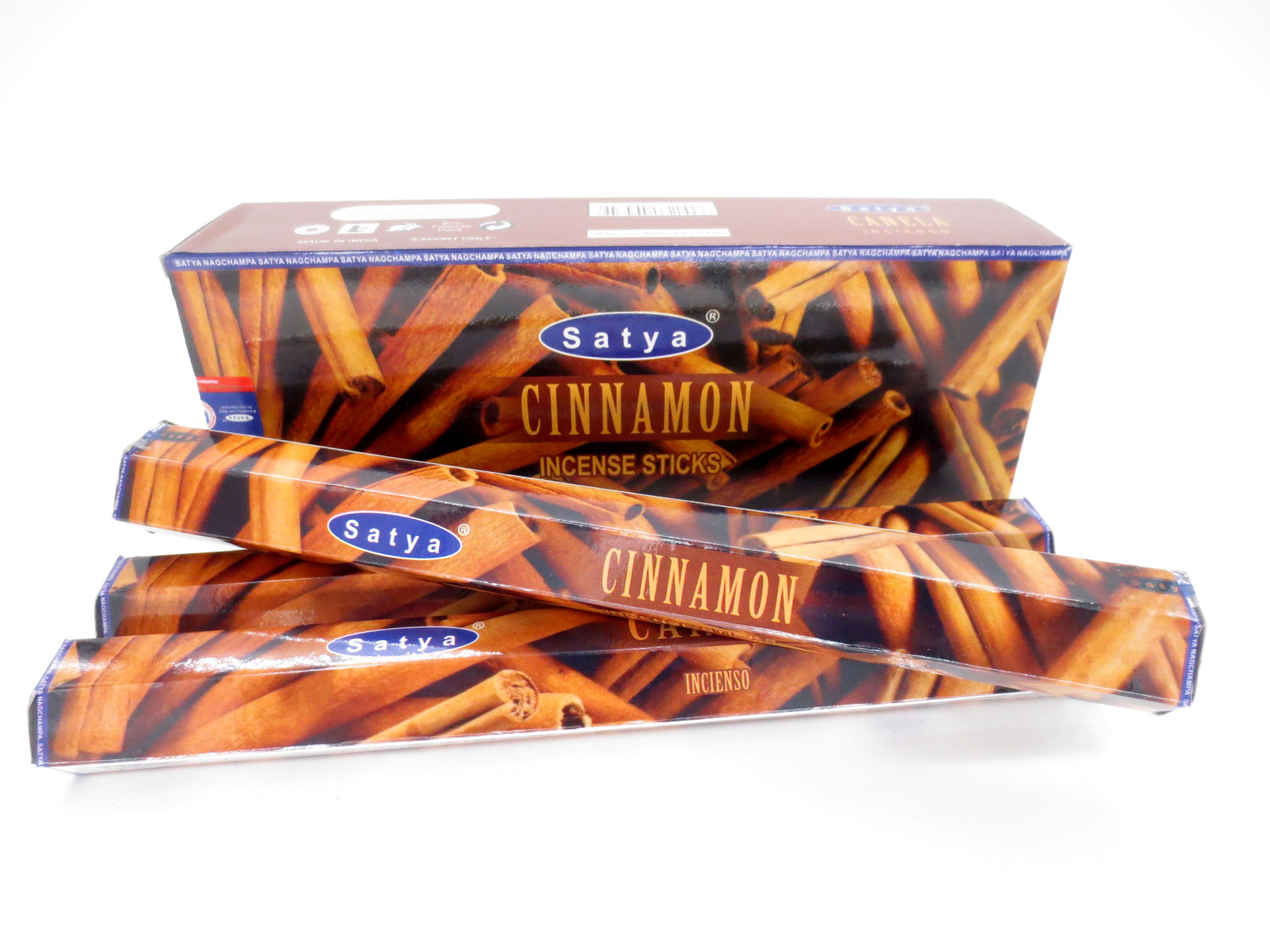 Rökelse Satya Cinnamon/ Kanel - Hexagram paket