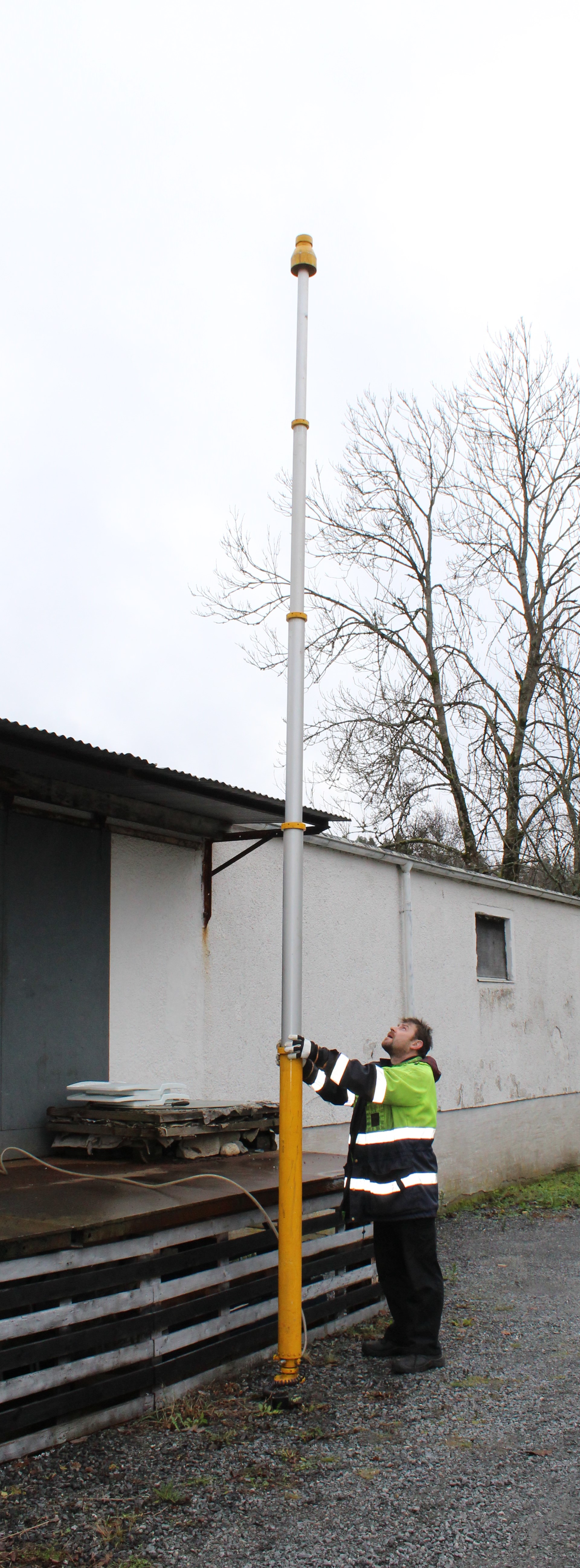 Clark teleskopmast