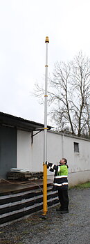 Clark teleskopmast