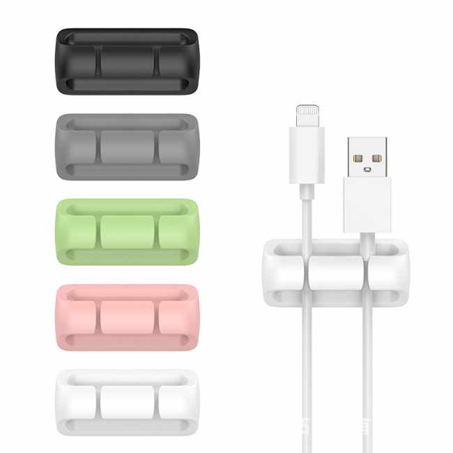 5-Pack - Kabelhållare – Multi-Set för Smidig Sladdhantering! - 4