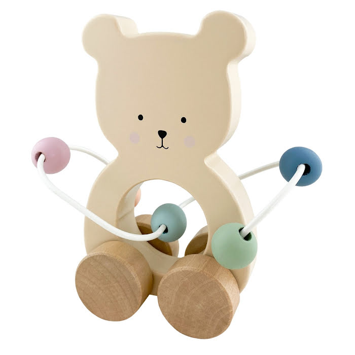 Jabadabado Teddy med kulram 