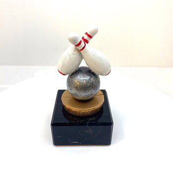 Bowlingstatyett 85mm