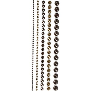 Pearls självhäftande Brun 140 st