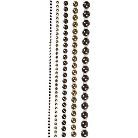 Pearls självhäftande Brun 140 st