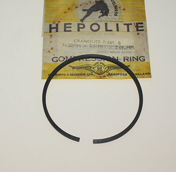 Kolvring  74,50 x 2,50 mm NOS Hepolite