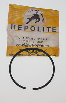 Männänrengas 2.280" x 0.70 " NOS Hepolite Hepolite