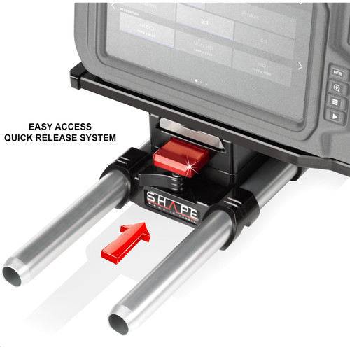 SHAPE Offset Shoulder Mount Kit for BMPCC 6K and 4K Camera - 5
