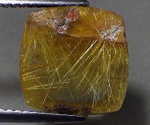 Piedra preciosa de cuarzo rutilo dorado completamente única de 7,49 ct muy hermosa - 3