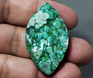 Piedra preciosa curativa de ágata de araña natural grande y hermosa de 32,95 ct