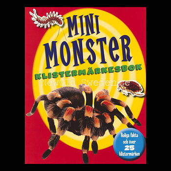 Mini Monster - Klistermärksbok - S3