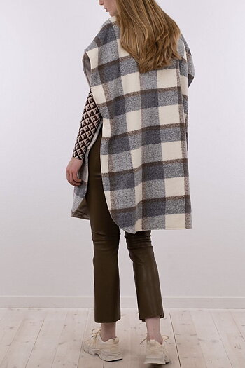 Neo Noir - Forma Warm Check Ponch Dusty Grey