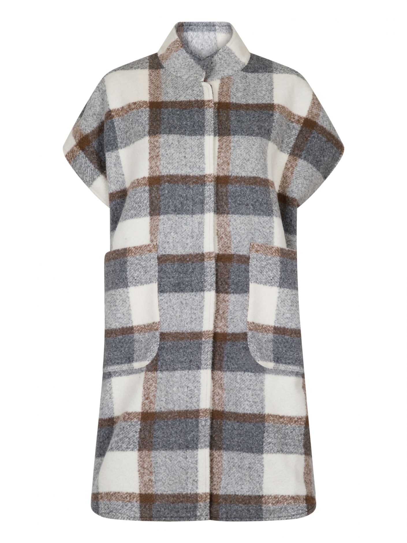 Neo Noir - Forma Warm Check Ponch Dusty Grey - 4
