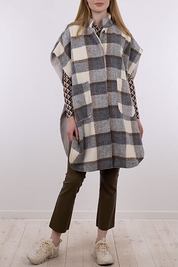 Neo Noir - Forma Warm Check Ponch Dusty Grey