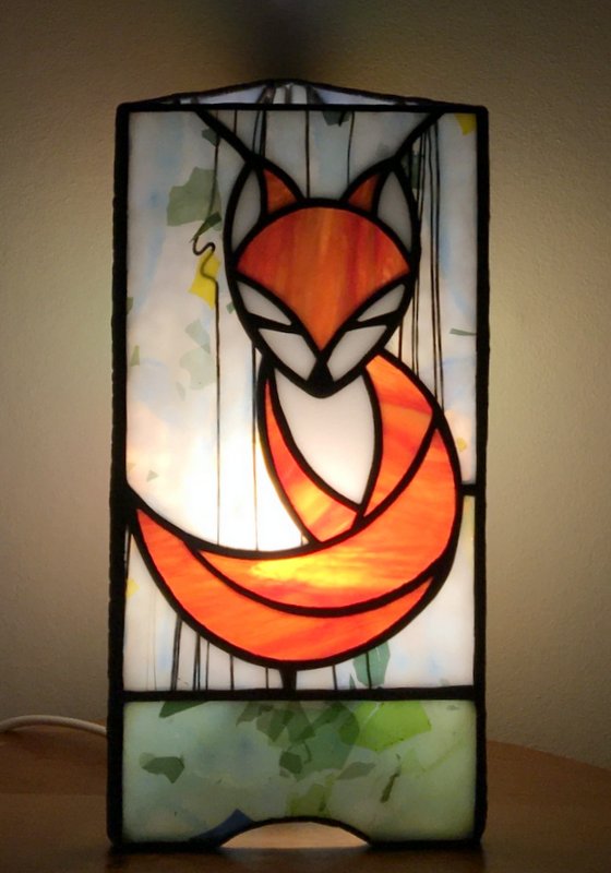 Bordlampe Night Light Fox ↕ 24,5cm - 2