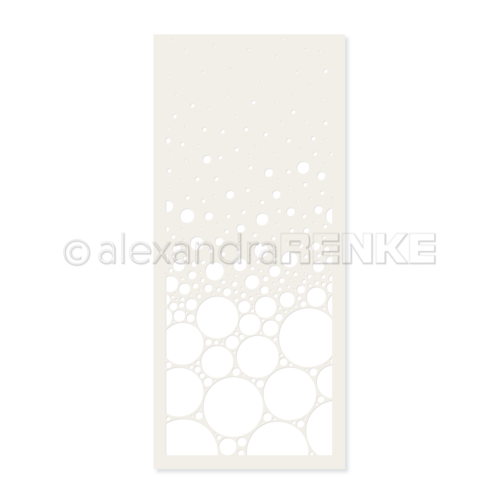 ALEXANDRA RENKE-Stencil 'Dissolving bubbles' slim