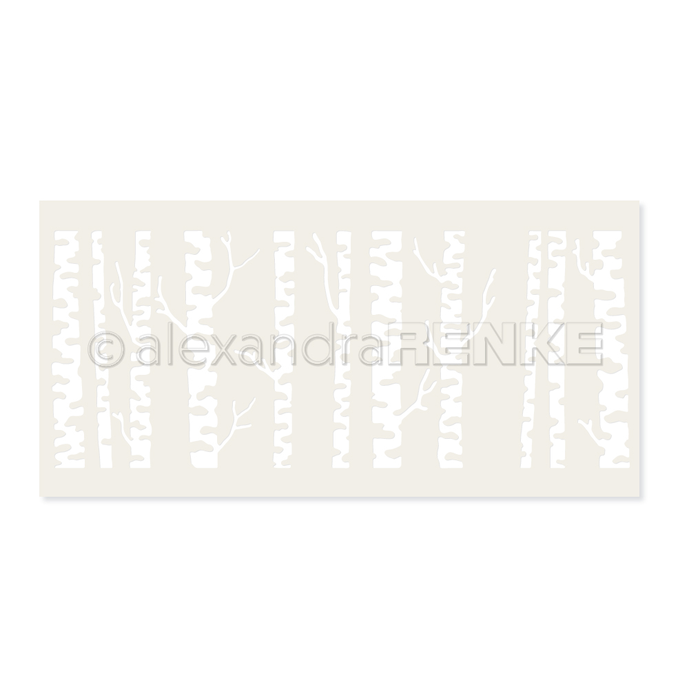 ALEXANDRA RENKE -Stencil 'Birch forrest' SLIM