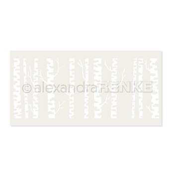 ALEXANDRA RENKE-Stencil 'Birch forrest' SLIM