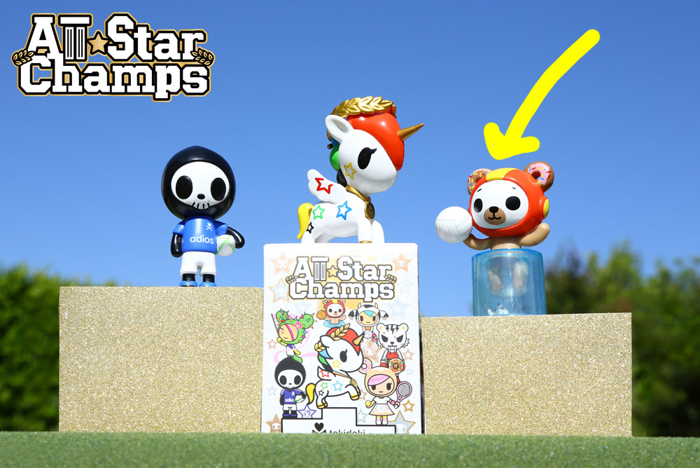 Tokidoki All Star Champs - Biscotti Figur  i presentförpackning - 7
