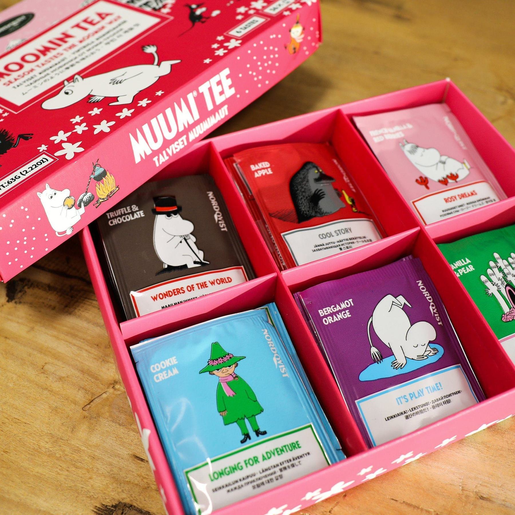 Mumin Seasons Tastes the Moomin Way - Presentask med tepåsar - 2