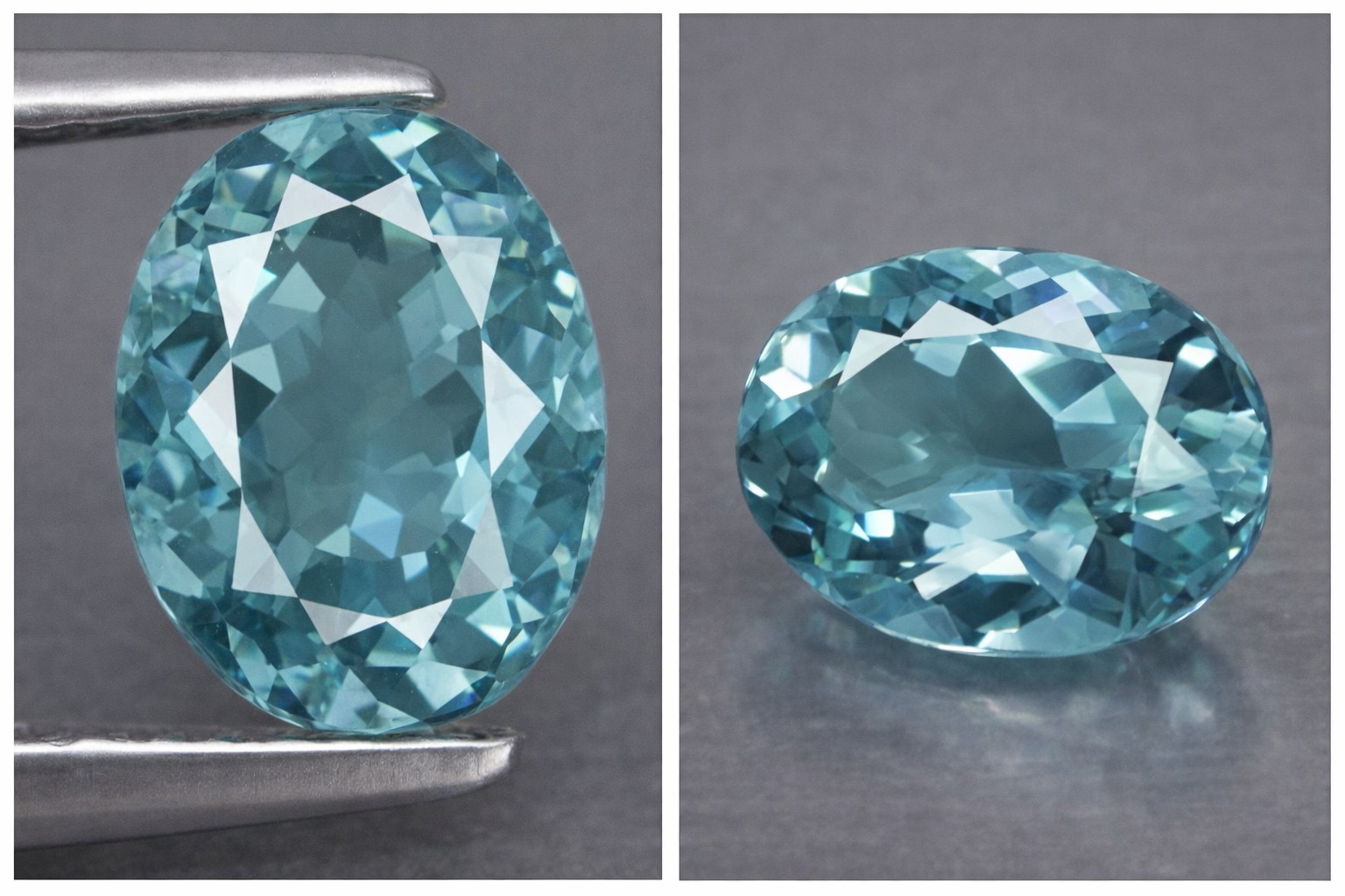 2,14 ct lujosa forma ovalada brillo superior natural paraiba azul apatito