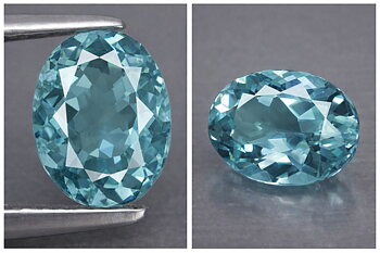 2,14 ct lujosa forma ovalada brillo superior natural paraiba azul apatito