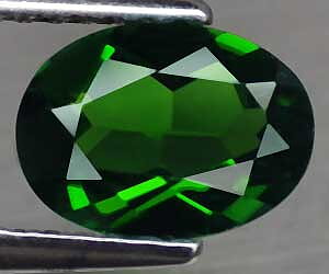 1,08 ct Lujoso diopsido de cromo natural genuino de alta calidad