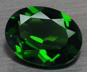 1,08 ct Lujoso diopsido de cromo natural genuino de alta calidad - 2
