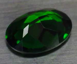 1,08 ct Lujoso diopsido de cromo natural genuino de alta calidad - 3