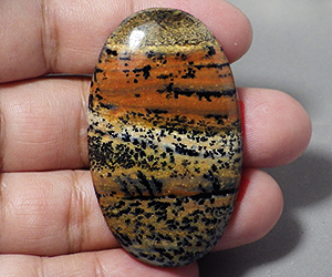 Piedra preciosa curativa de ágata dendrítica natural enorme y hermosa de 75,86 ct