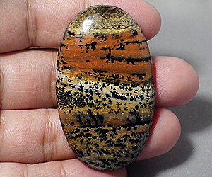 Piedra preciosa curativa de ágata dendrítica natural enorme y hermosa de 75,86 ct