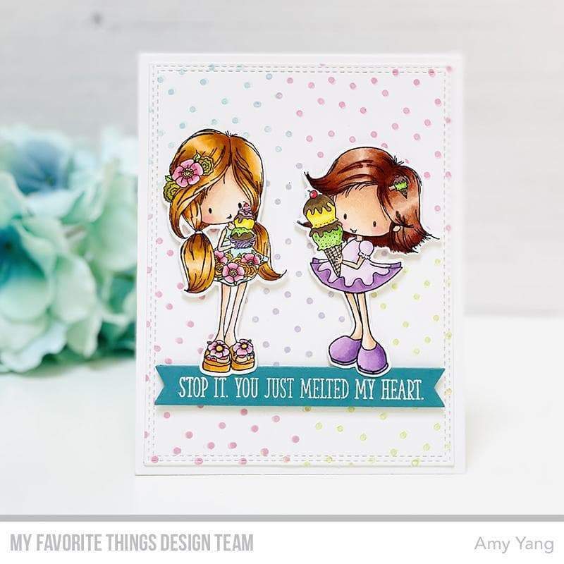 My Favorite Things -TI Double Scoop of Cute STAMP & DIE SET - 7