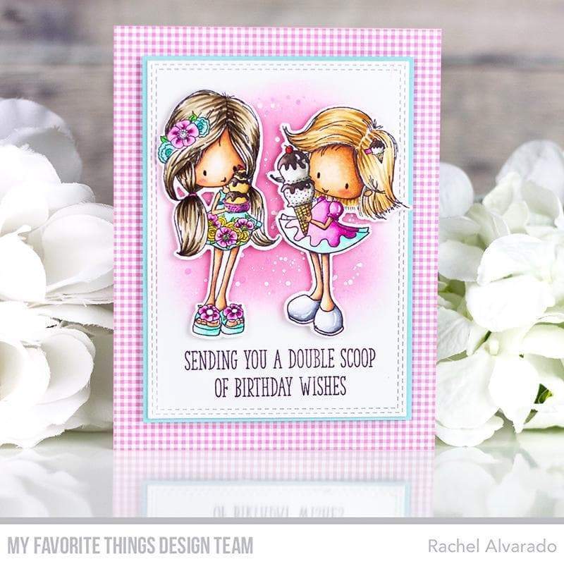 My Favorite Things -TI Double Scoop of Cute STAMP & DIE SET - 8
