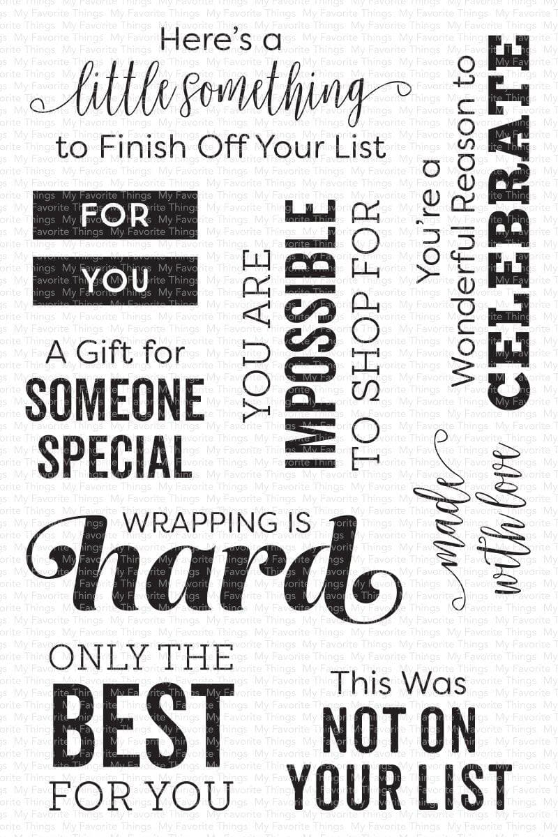MY FAVORITE THINGS-Giftable Greetings