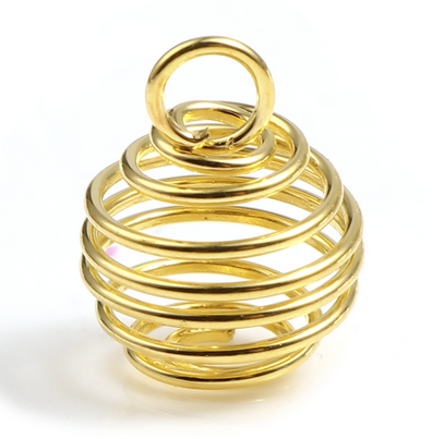 Spiral till Sten eller Kristaller - Guldpläterat