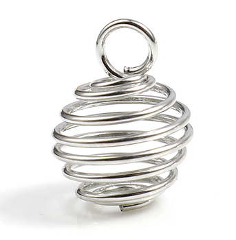 Spiral till Sten eller Kristaller - Grå Silverpläterat