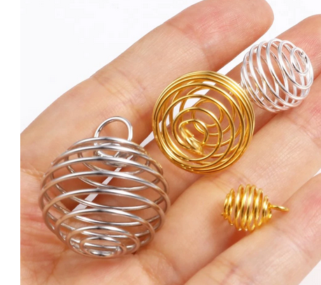 Spiral till Sten eller Kristaller - Grå Silverpläterat - 3