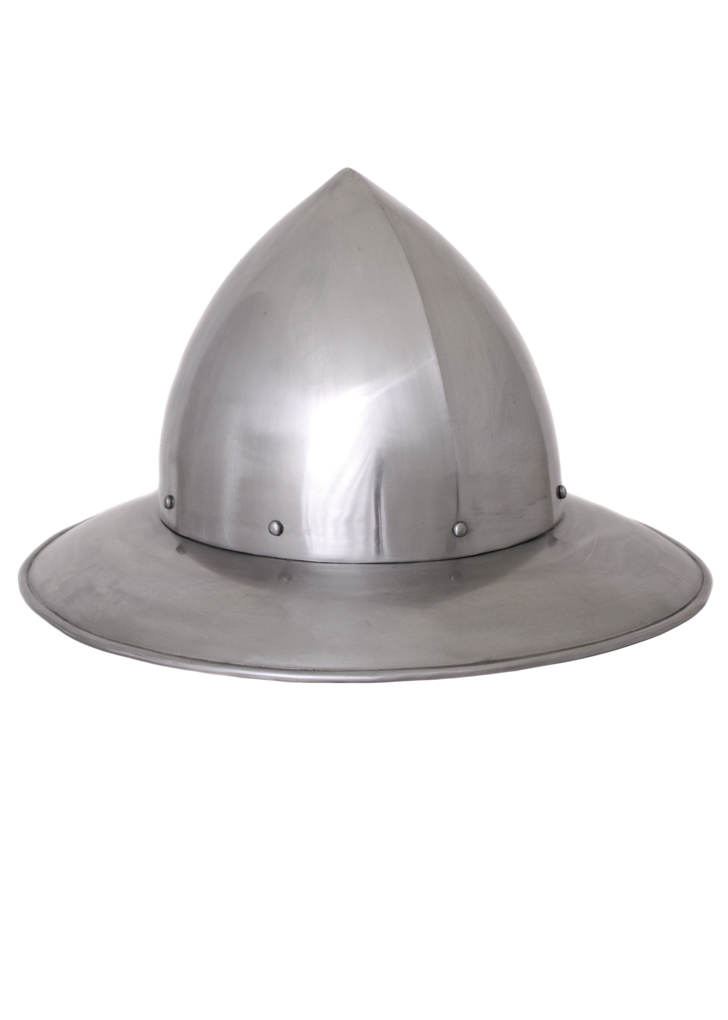 Swiss kettle hat, 14th ct., 1.6 mm steel 