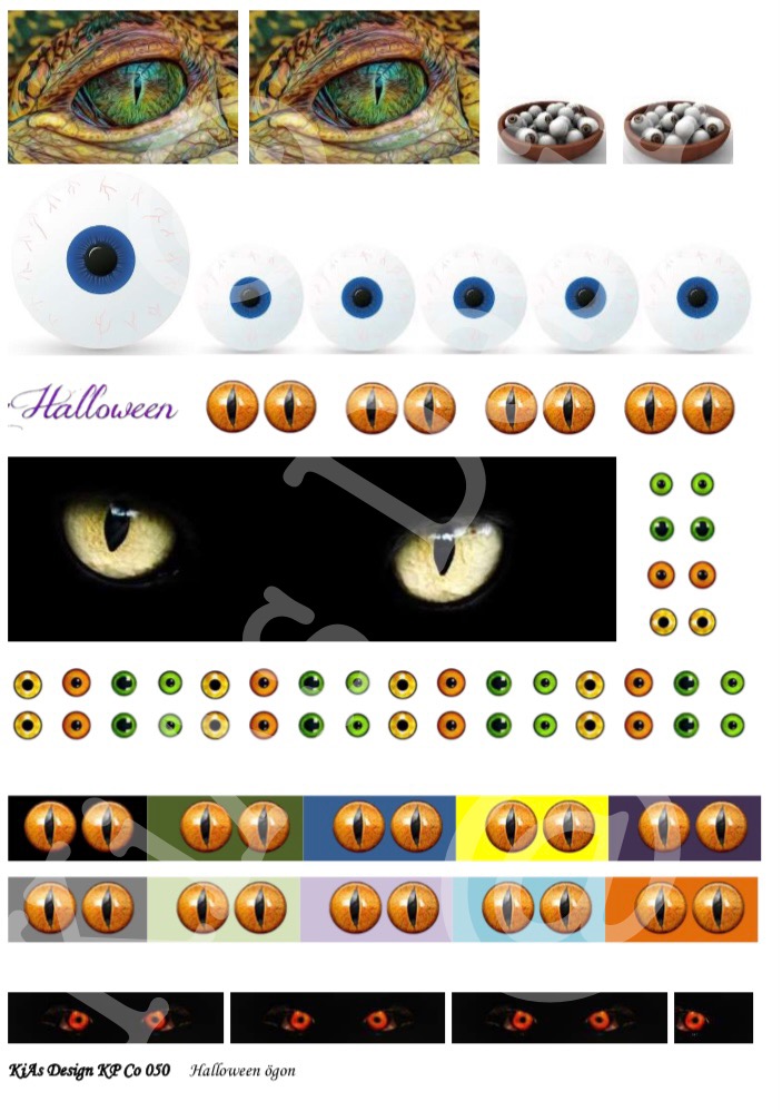 KiAs Design KPCo 050 -Halloween ögon