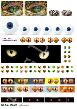 KiAs Design KPCo 050 -Halloween ögon