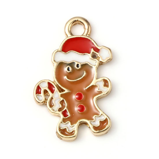 Berlock -  Enameld christmas  ginger bread