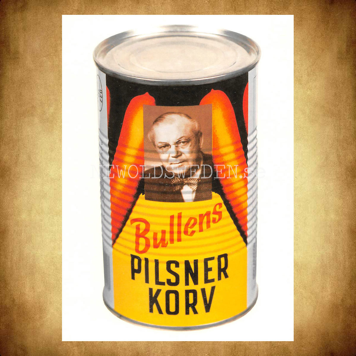 Bullens PILSNER KORV - Vykort A5 - 2