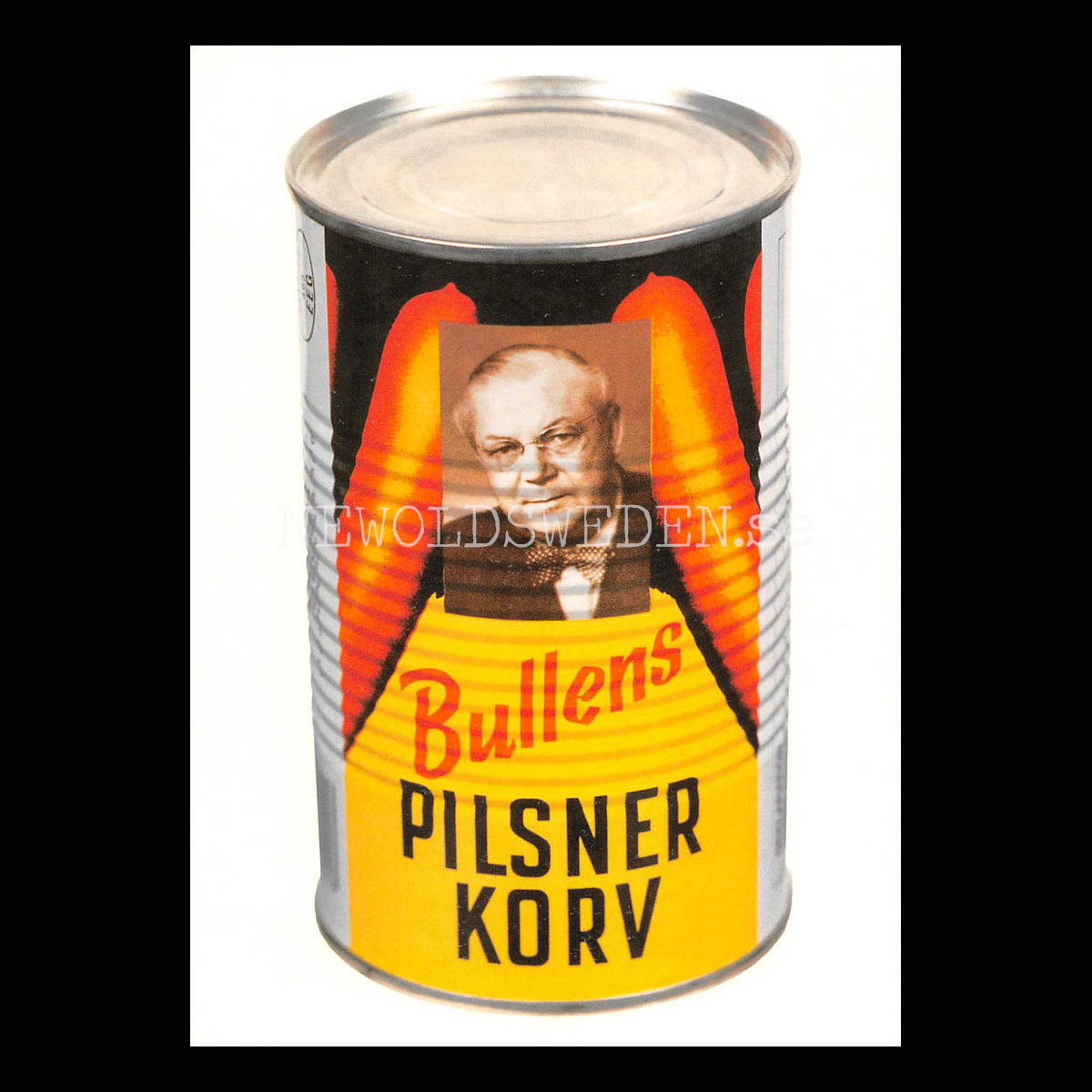Bullens PILSNER KORV - Vykort A5